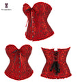 Red Black Christmas Women Intimate Clothing Bralett Corset Top Plus Size XS to XXXXXXL Body Shaping Bustier