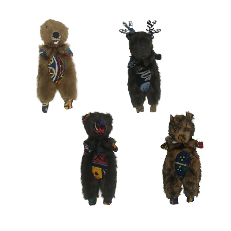 WANBAO Factory Direct Supply OEM Eco-Friendly Latest Plush Brown Pet Toys