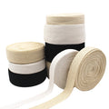 Cotton Twill Cotton Binding Tape Webbing Herringbone Ribbon Webbing for Clothes Accessories Custom Natural
