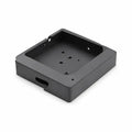 OEM cnc merching Custom Sheet Metal Enclosure Box Recessed Mount Gray Powder Coated Electronic Housing Base MegaBDM