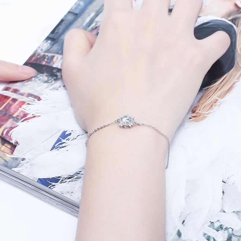 RINNTIN SB72 New Women Accessories Friendship Designer Charms Jewelry Making 925 Silver Charm Bracelet