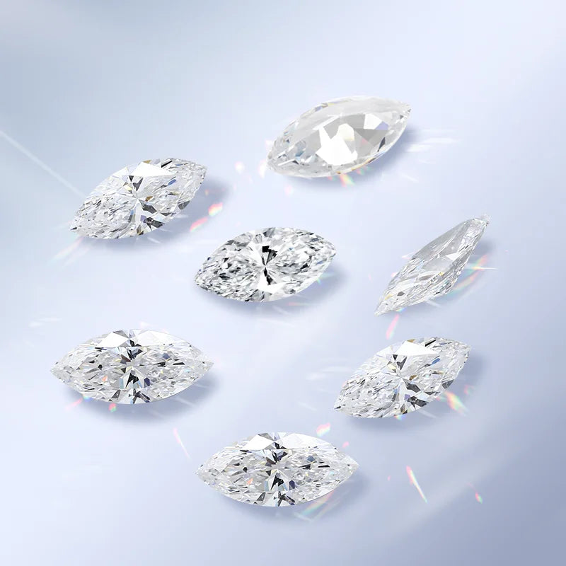 Starsgem Fancy Marquise Cut Loose Diamant 0.05-0.3ct HPHT Lab Grown Diamond