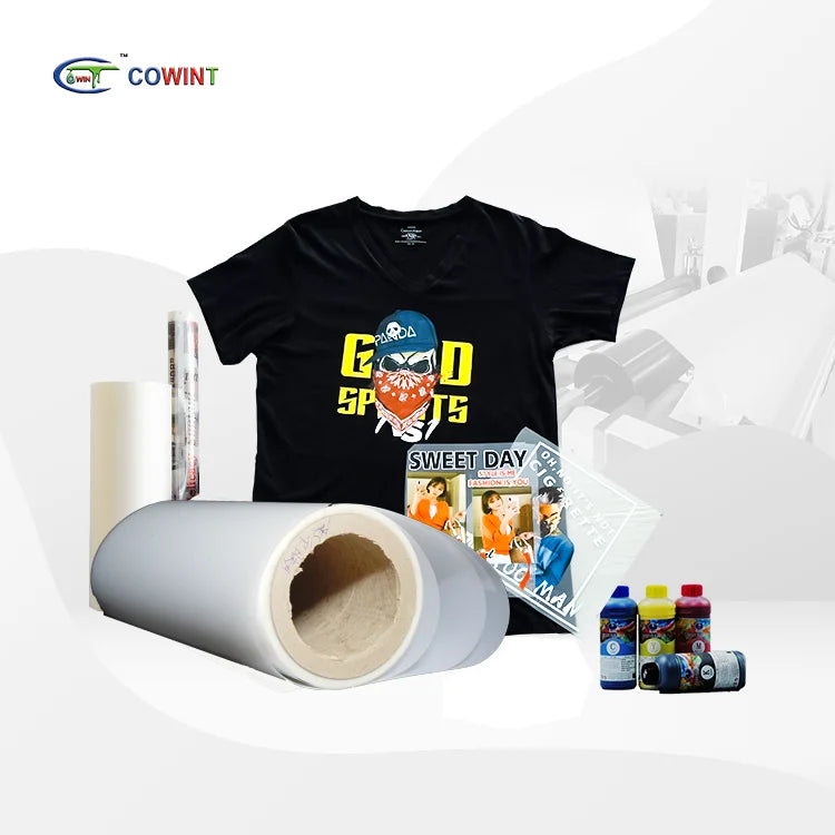 Cowint Transfer Pet Films for Heat Transfer Printing Printer Pet Release Pet Film Plastic Film Roll