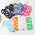 Wholesale Indoor Solid Color Trampoline Socks Women Unisex Grip Anti Slip Yoga Pilates Socks