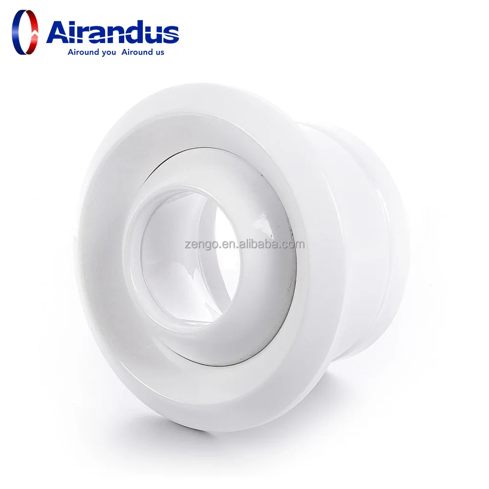 HVAC System Ceiling Diffuser Eye Ball Diffuser Air Valve Vent Ball Spout Jet Nozzle Air Diffuser Aluminum Adjustable Ring