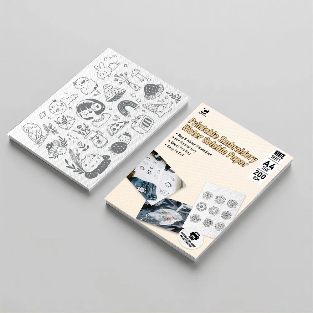 Professional Grade Wash Away Embroidery Stabilizer for Machine Stitching Projects