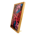 TIANNING Natural Rectangle Modern Minimalism Frameless Freestanding Block Floating Acrylic Wood Picture Frame (4x6/5x7/8x10)