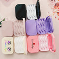 OEM Led Eyelash Packaging Box Caseswholesale Private Label Led Light Mirror Lashbox for Mink Strip Lash