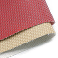 Textured Straw Mat Woven Pattern PVC Artificial Leather Durable Good Quality
