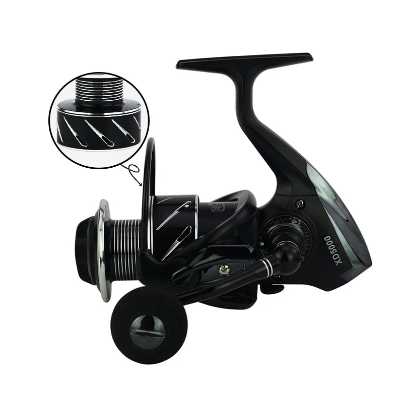 Full Metal CNC Crank Arm 5+1 Bearing 5.5:1 4.7:1 Gear Ratior Fishing Reel 1000/7000 All Metal Fishing Reels Spinning Reel