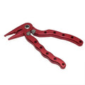 TAKEDO MY08 Bird Style Aluminum Alloy Lure Fishing Pliers Braid Cutter Split Ring Pliers Hook Remover Outdoor Fishing Tackle