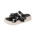 Thick-soled Beach Shoes Sandals Women's Summer New Casual Two-wear slippers with Skirt Students Work Street Dress