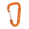 Custom Logo Mini Aluminum D Shape Wire Gate Carabiner Keychain Lightweight Snap Hook Clip for Outdoor Event Giveaways