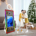 Best Magic Mirror Photo Booth Compatible With Camera and Printer Ring Light Selfie Mirror Photobooth for Party and Event