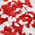 2cm Size 100pcs Wedding Decoration Sponge Slik Sprinkle Flowers Heart-shaped Hand Tossed Flowers