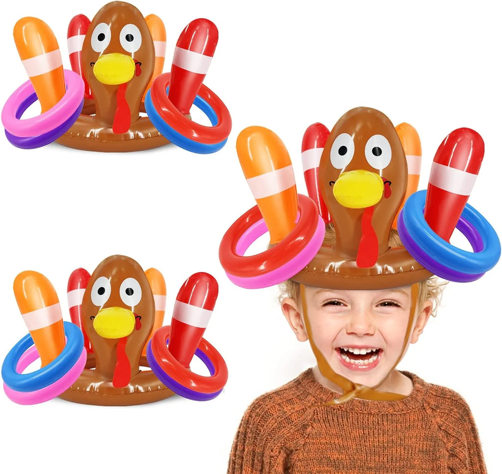 2024 New Product Inflatable Toss Ring Game Eco Friendly Pvc Indoor Outdoor Yard Toss Game Inflatable Toys for Kids