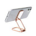 Metal Folding Phone Stand with Strong Adhesive | Slim 4mm Design | Adjustable Kickstand Holder for All Phones