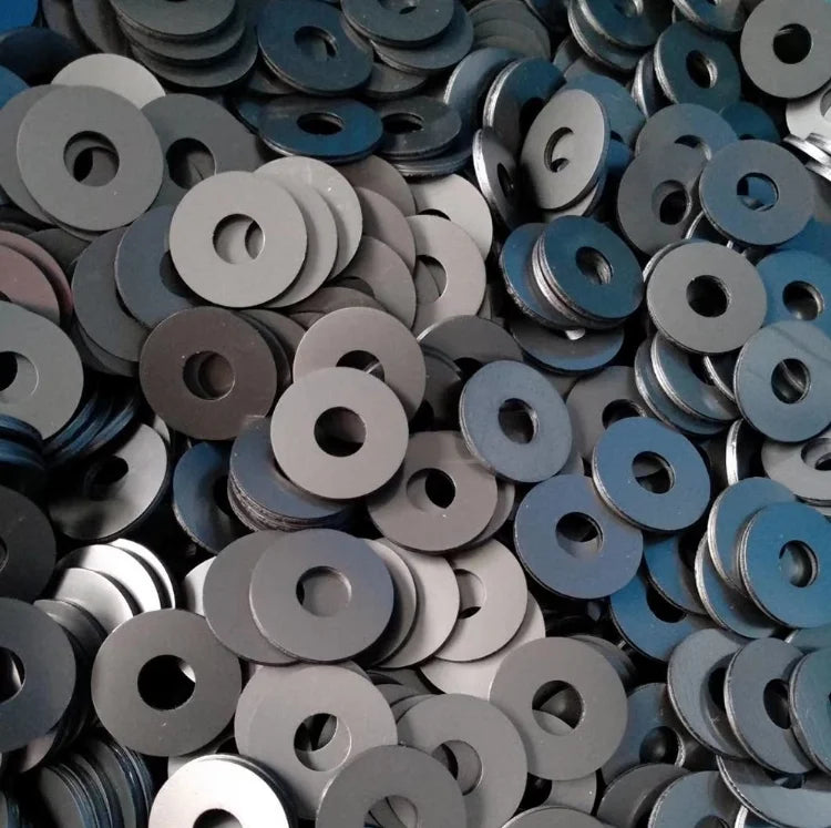 Factory Hot Sale M6 M8 M10 Nylon PA66 Plastic Black Plain Flat Washers