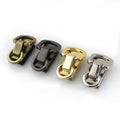 Metal Bag Making Accessories Alloy D Ring Bag Side Clip Anchor Double D-rings Side Clip Connector Double Edge Clamp for Handbags