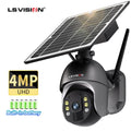 LS VISION Hot Selling 2023 Security Cameras Wireless Outdoor Ptz 4g Sim Card Solar Cctv Camera Solar Camera