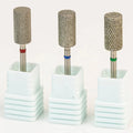 High Quality Professional Safety Pedicure Manicure Cross Cut Russian Big Barrel Efile Diamond Cuticle Drill Bits for Nails
