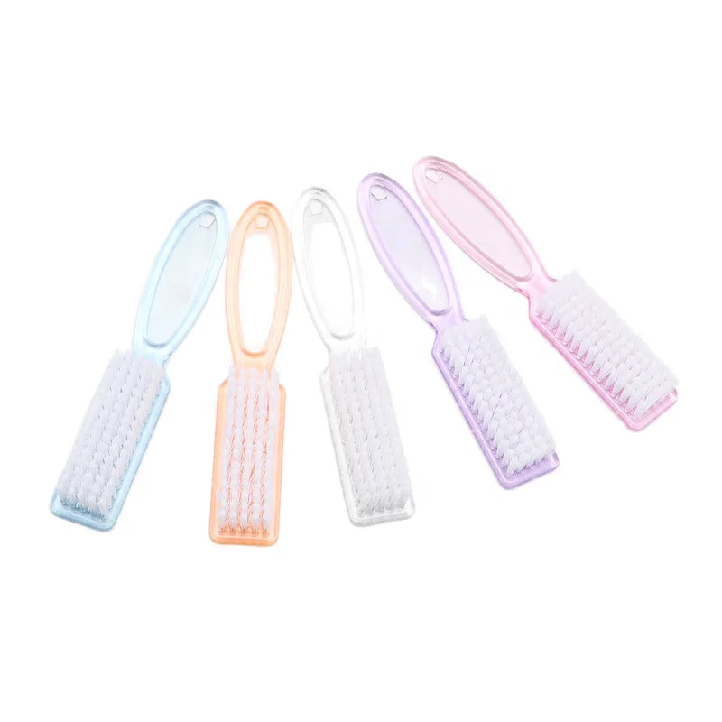 Long Size Cleaning Remove Dust Plastic Nail Brush Professional Manicure Tools Powder Cleaner Manicure Art Care Accessory
