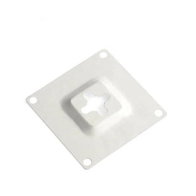 TS-K266B Mirror Frameless Picture Frame Hook with Screw 57*57MM square Glass Plate Hardware