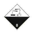 Dangerous Goods Adhesive Label Printed Hazard Placard Waterproof PP Material Weather Resistant Warning Poster Sticker