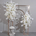 JCF459 Wedding Background Decorative Flower Wall Welcome Area Hanging Flower Arch Door Long Row of Artificial Silk Flowers