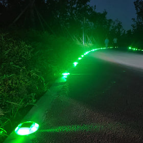 Made in China PC Plastic Solar Road Stud Light Raised Pavement Marker Dock Piling Solar Light