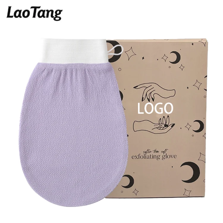 Healthy and Eco-friendly 100% Viscose Moroccan Hammam Exfoliating Mitt Kessa Scrub Glove Fresh Natural Skin
