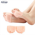 To the Feet Forefoot Pad Comfortable Fitness Protector Metatarsal Pads Silicone Gel SEBS White/Skin One Size Fits All