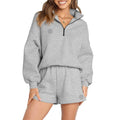 Hooded Winter Solid Tracksuit Cotton Polyester Slim Oversized Custom Unisex Sweatsuit