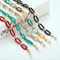 Casual Temperament 70cm Eyeglass Chains Mixed Color Small Hollow Face Masking Holder Acrylic Sunglasses Long Link Anniversary