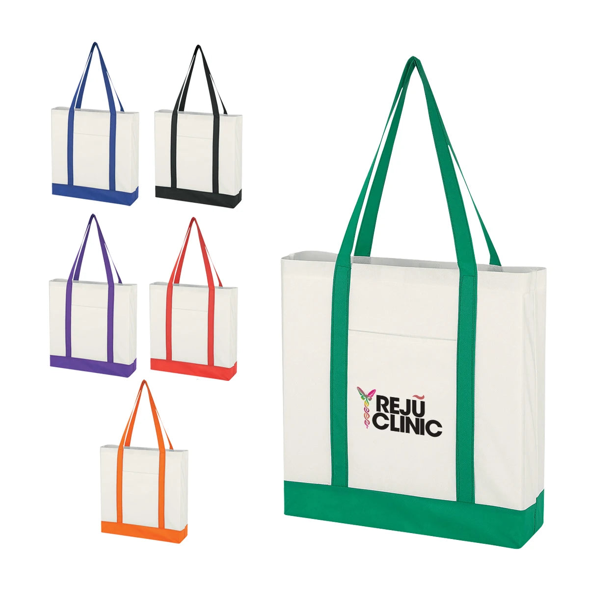Zkittles Non-Woven Reusable Tote Bag with Trim Colors Online Shopping on Daraz & Kikuu Letter Pattern Style