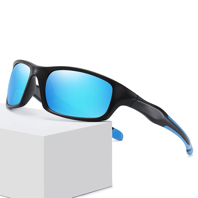 New Fashion Sports Sun Glasses TR90 Frames Custom Logo Polarized Multi Colored Night Vision Cycling Sports Sunglasses
