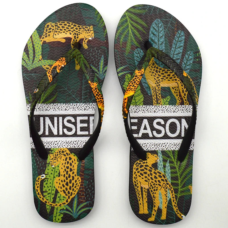 Popular Digital Printed PE Flip Flop for Men