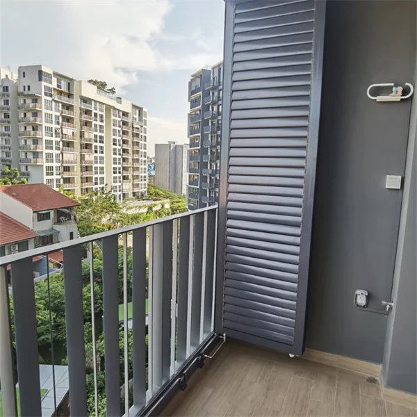 AS2047 Australia Aluminum Louver Security Shutters Aluminum Louver Exterior Shutter