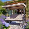 Youya Best Price Outdoor Hot Sales Durable Swing Chair Patio Coffee Shop/seaside/lakeside Garden Swing Patio for 3 People