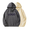 Comfortable Fabric Anti-shrink Pullover Hoodies for Men Autumn Winter Men's Fleece Thick Hoodies