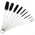 Glass Cup Bottle Brush Cleaning Brushes Test Tube Stainless Nylon Straw Washing Cleaner Kitchen Home Bristle Kit Baby Supplies