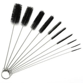 Glass Cup Bottle Brush Cleaning Brushes Test Tube Stainless Nylon Straw Washing Cleaner Kitchen Home Bristle Kit Baby Supplies