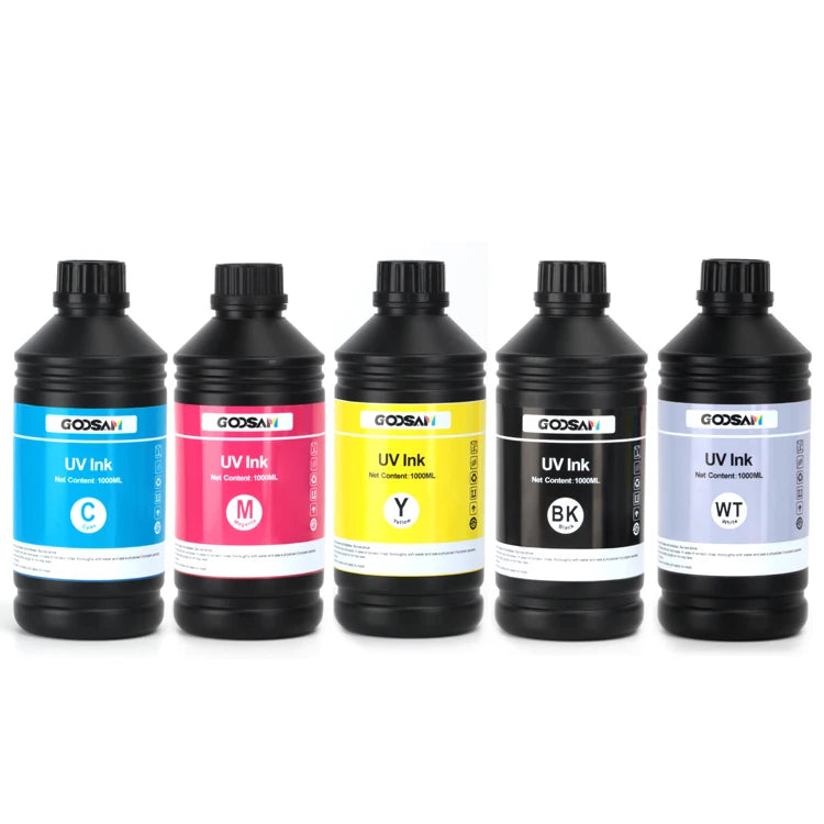 Multicolor LED UV Curable Ink for Fujifilm Fuji Film Dimatix Acuity LED 1600 II Emerald Printhead Ink Jet Roll Printer