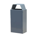 Wholesale Big Outdoor Steel Garbage Trash Can Outside Park Metal Rubbish Litter Bin Patio Iron Commercial Recycle Waste Bin