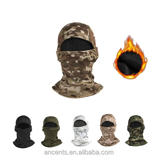 Ski Masks Balaclava Winter Fleece Balaclava Face Cover Cycling Hooded Balaclava Full Face Neck Warmer for Skiing