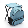 MKW-7183 Compact 2 in 1 Outdoor Gear Foldable Camping Seat Foldable Camping Seat Portable Fishing Backpack Stool