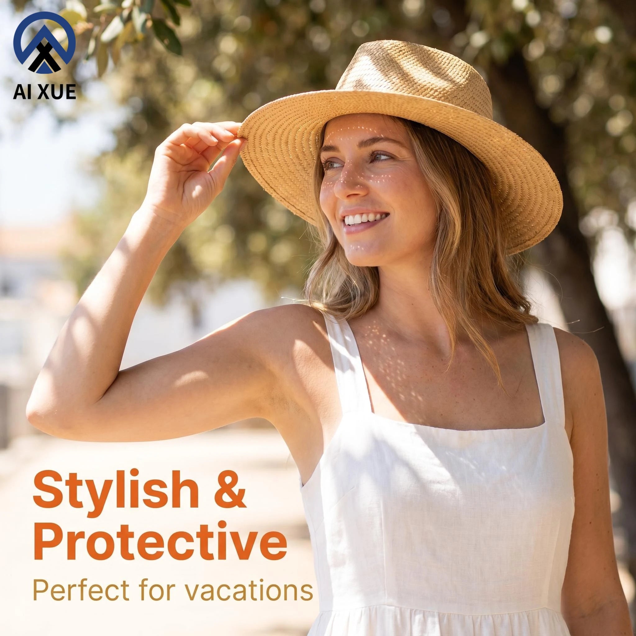 Hot Selling Sun Proof Block Papyrus Panama Straw Hat Fashion Customized Foldable Beach Summer Straw Hats