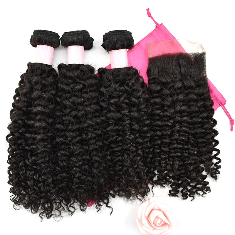 Top Selling  Bundles Vendors Virgin Brazilian Human Hair Weaving Hair Weft  Remy  Curly Natural Color