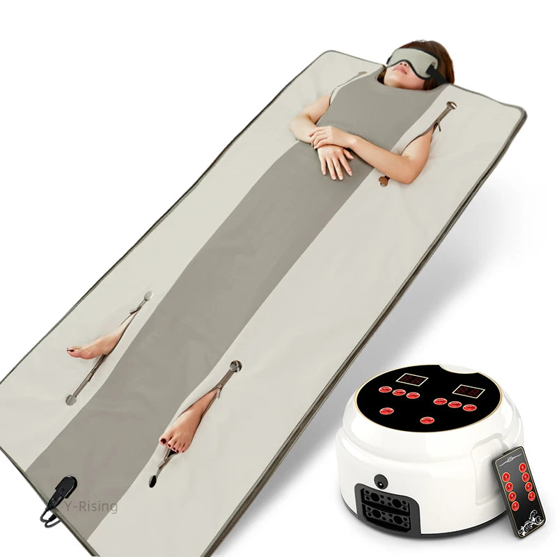 2025 Upgraded Version Chinese Meridian Sauna Blanket Thermo Infrared Massager SPA CAPSULE TIM Pulse Massage Body Shaping