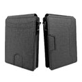 RFID Pop up Credit Card Wallet With Aluminum Alloy Transparent ID Window Transparent ID Window